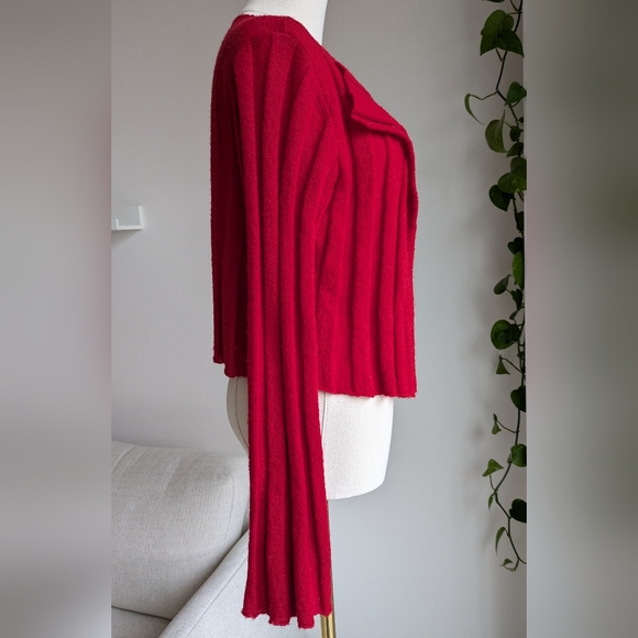 Ines Rasport Ribbed Open Front Cardigan - Picture 4 of 7